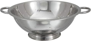 Winco Stainless Steel Colander with Base, 14-Quart