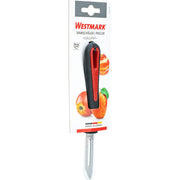 Germany Stainless Steel Vegetable Peeler (Red/Black) by Westmark – 7.3 x 1.1 x 0.8", Multi-Ply, Black/Silver/Red, Model 29062270