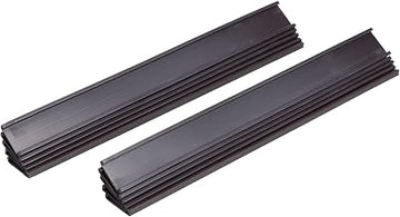 MasterVision Black Magnetic Data Cards - Support 6" x 1" Media - Black - 1 Pack - 1 Each