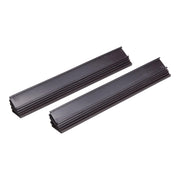 MasterVision 6" x 1" / Black / 10 Pack Label Holders