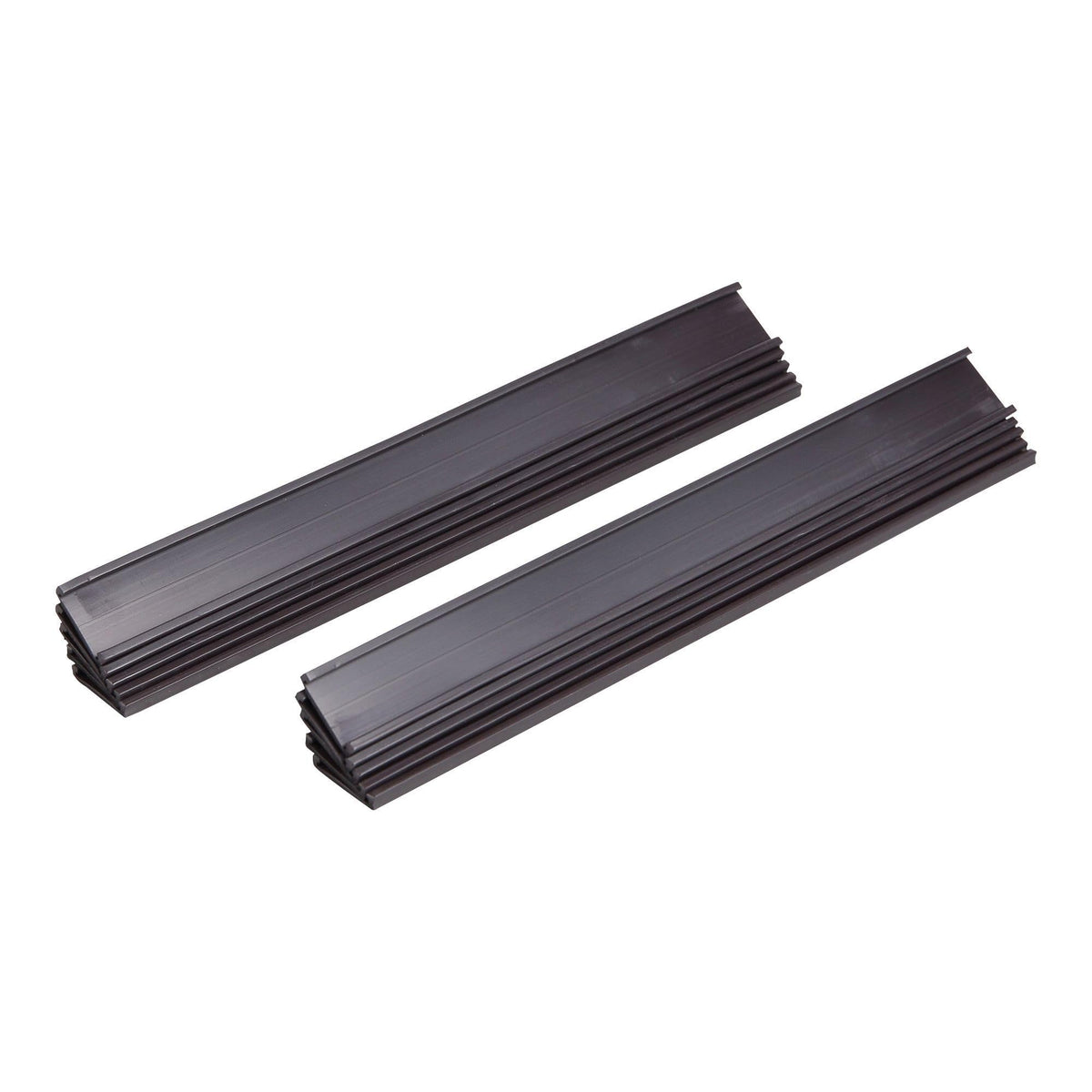 MasterVision 6" x 1" / Black / 10 Pack Label Holders