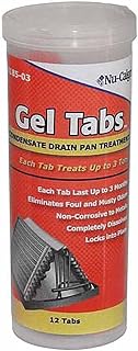 Nu-Calgon 4185-03 (12 ct. Tube) Gel 3 Ton Tabs, Single Unit White