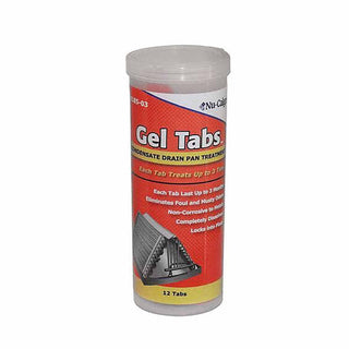 (12 ct. Tube) Gel 3 Ton Tabs by Nu-Calgon – Single Unit, White, Model 4185-03