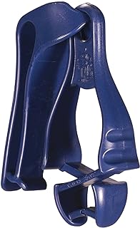 Ergodyne Squids 3405MD Metal Detectable Glove Clip with Belt Clip Mount, Deep Blue, 1 Count (Pack of 1)