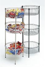 HUBERT Impulse Bin Optional 3" Caster Pack, 3 per Pack