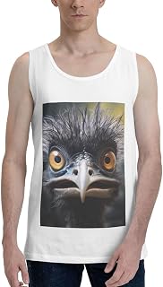 Emu Tank Tops Men Gym Muscle Shirt Cotton Sleeveless Tee Shirt Summer Beach Casual T Shirts