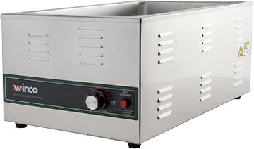 Winco Full Size Stainless Steel Electric Food Pan Warmer