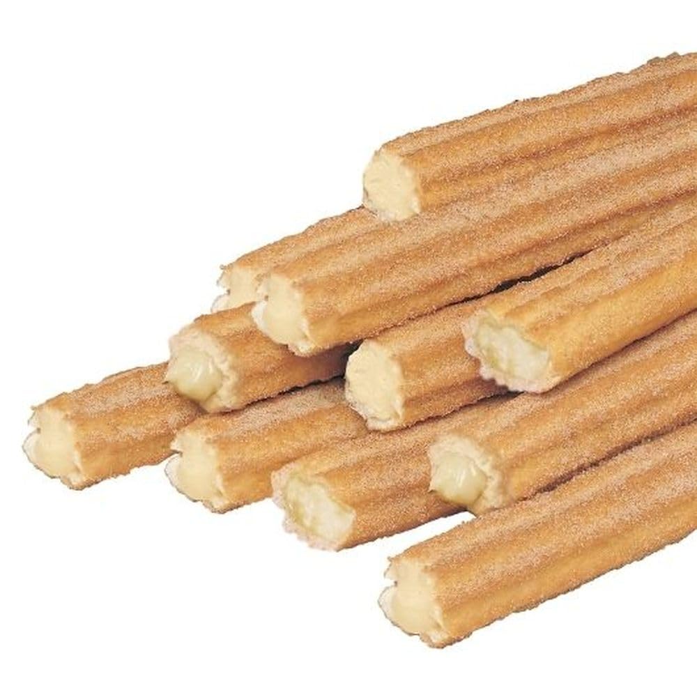Tio Pepe's Bulk Bavarian Creme Filled Churros by J&J Snack Foods | Authentic Mexican Pastry Stix | 1.7 oz Frozen Bake-and-Serve Churro Dessert by J and J Snack Foods – 1.7 ounces