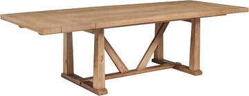 Coaster Home Furnishings - Middleton - Wood - Extension Dining Table with Two Removable 15-Inch Leaves and Rectangular Top - Dining Room - 106-Inch - Natural Brown - 108541
