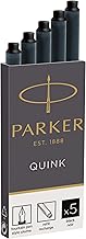 Parker 1950382 Quink Fountain Pen Refill Box of 5