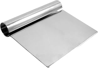 Thunder Group 5.25" x 4.25" dough scraper, stainless steel handle, comes in each