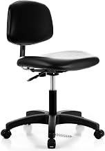 Global Industrial ESD Chair, Vinyl, Black, Armless, Mid Back