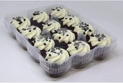 Sweet Sams Red Velvet Cupcake - 12 per case.