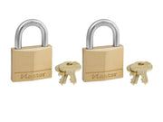 Master Lock Padlock / 2 Pack / 2 Keyed Padlocks