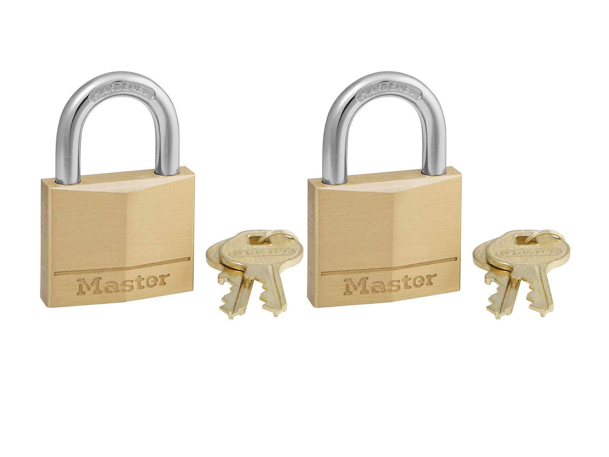Master Lock Padlock / 2 Pack / 2 Keyed Padlocks
