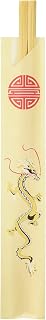 PADERNO World Cuisine 48300-29 Disposable Bamboo Chopsticks, Medium, Brown