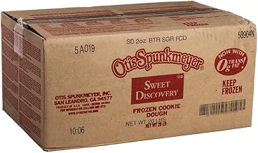 Otis Spunkmeyer Sweet Discovery Butter Sugar Cookies | 2 Oz Pre-Portioned Frozen Dough | 160 Count Bulk Foodservice Pack
