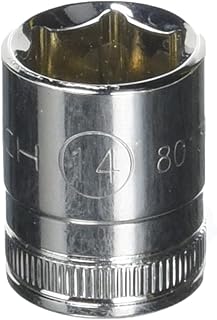 GEARWRENCH 1/4" Drive Standard Metric Socket 14mm, 6 Point - 80136