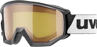 Uvex Sports Athletic LGL Winter Snow/Ski Goggles (Black -LGL Blue (S2))
