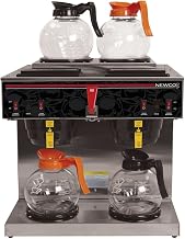 Newco NKD4AF Dual Auto 4 Warmer Coffee Brewer with Faucet