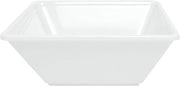 Thunder Group Passion White melamine dinnerware collection 52 oz 8" x 8" square bowl, 2 1/2" deep, comes in each