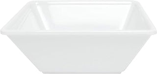 Thunder Group Passion White melamine dinnerware collection 52 oz 8" x 8" square bowl, 2 1/2" deep, comes in each