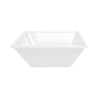 Passion White melamine dinnerware collection 52 oz 8" x 8" square bowl by Thunder Group – 52.0 ounces, Melamine, White, Model PS5008W