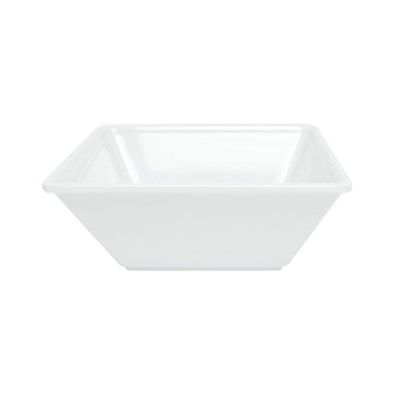 Passion White melamine dinnerware collection 52 oz 8" x 8" square bowl by Thunder Group – 52.0 ounces, Melamine, White, Model PS5008W