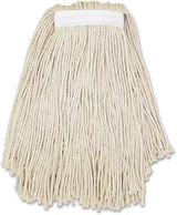 GJOZ16COTCT - Genuine Joe 4-ply Cotton Narrow Band Mophead