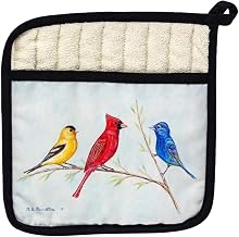 Betsy Drake PT298 Three Birds Pot Holder