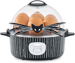 Disney | Dash Jack Skellington Rapid Egg Cooker, 7 Egg Capacity, Black