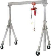 Vestil Aluminum Gantry Crane AHA-2-8-12 Adjustable Height - 2,000 lb. Cap.