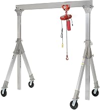 Vestil Aluminum Gantry Crane AHA-2-8-12 Adjustable Height - 2,000 lb. Cap.