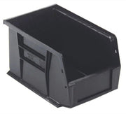 QUANTUM STORAGE SYSTEMS Black / 10L x 6W x 5H / Ultra Stack & Hang Open Storage Bins
