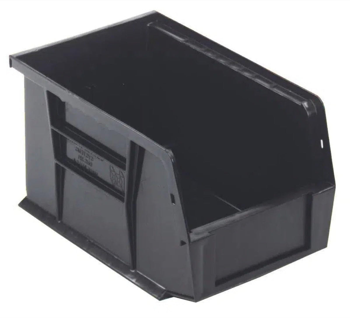 QUANTUM STORAGE SYSTEMS Black / 10L x 6W x 5H / Ultra Stack & Hang Open Storage Bins
