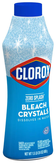 Zero Splash Bleach Crystals 24 oz by Clorox – 24 oz (1.5 lb) 680 g"