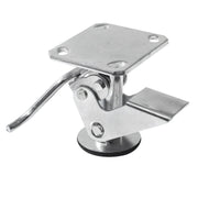 Floor Lock for 5" Casters by Global Industrial – 4"L x 8"W x 5"H, Zinc-plated Steel, Model 241851B