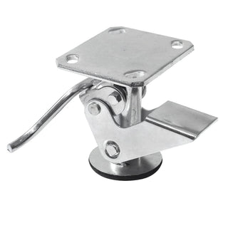 Floor Lock for 5" Casters by Global Industrial – 4"L x 8"W x 5"H, Zinc-plated Steel, Model 241851B