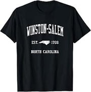 Winston-Salem NC J01 Vintage Athletic Sports Design T-Shirt