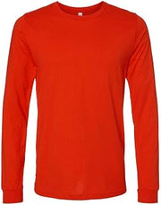 BELLA+CANVAS Canvas L/S Jersey T Poppy XS