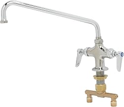 TS Brass B-0201 Double Pantry Faucet, Chrome