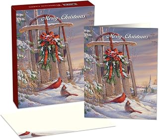 Lang, Wintertime Cardinal Christmas Cards by Sam Timm