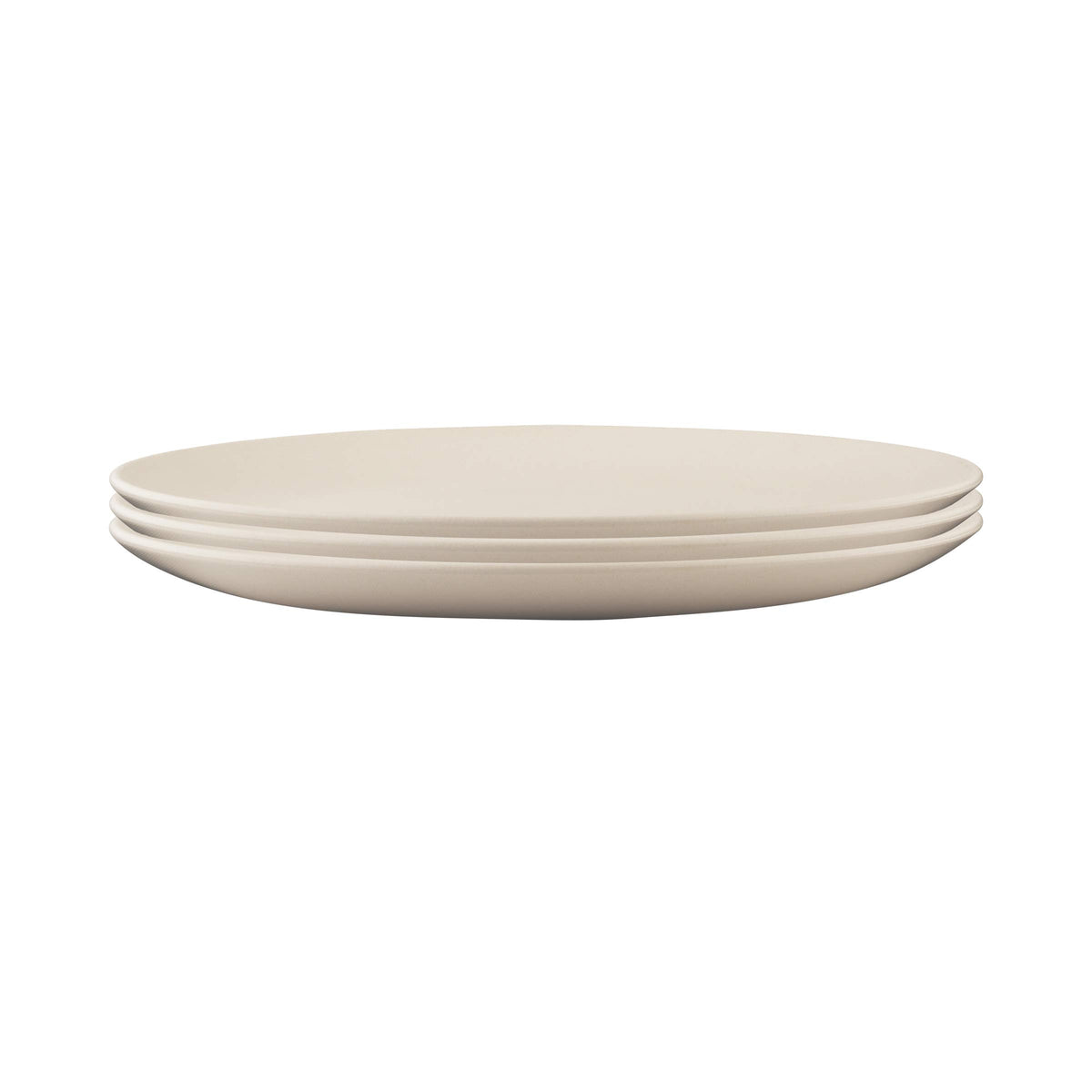 Round Plate by Elite Global Solutions – 11" dia., 50% Melamine 50% Bamboo, Papyrus, Pack of 6, Model ECO1111R-PP