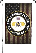 US Chemical Corps Veteran Double Sided Flag Outdoor Indoor Lightweight Garden Decor92