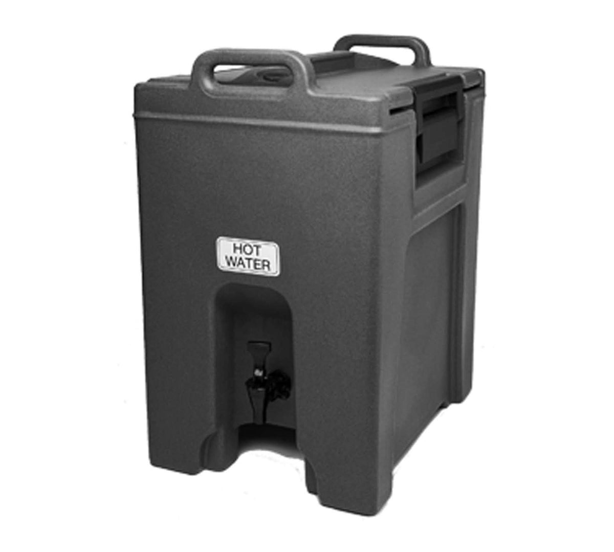 Ultra Camtainer 10-1/2 Gallon Beverage Carrier by Cambro – 10-1/2 Gallon, 39.7 liters, Polyethylene (PE), Black, Model UC1000110