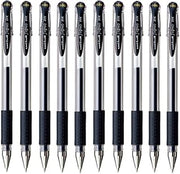 Uni-Ball Signo Dx Um-151 Gel Ink Pen - 0.38 Mm - 10 Pcs - Black - Uni Mitsubishi Pencil
