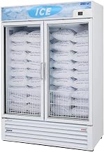 Turbo Air TGIM-49W-N 54" Double Door Ice Merchandiser