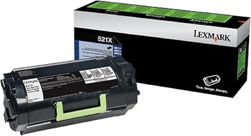 52D1X00 High Yield Return Program Toner Cartridge | 45000 page yield with black toner for Lexmark MS811dtn, Lexmark MS812de and high-volume printing