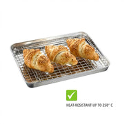 VARIADO Baking Tray 31.5 cm with Stainless Steel Cooling Rack | Baking by GEFU – Model 14765