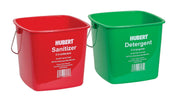 HUBERT Red/Green / 3 QT, 2PK / 3 QT Buckets
